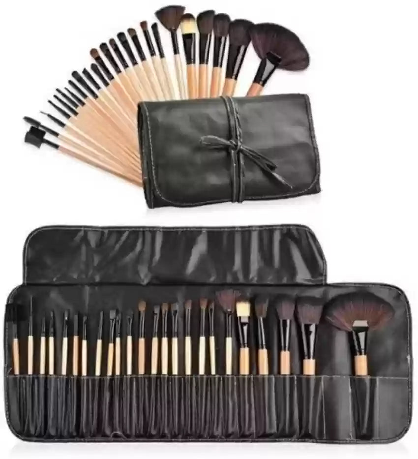 24 Pcs Pro Makeup Brush Set with Pouch