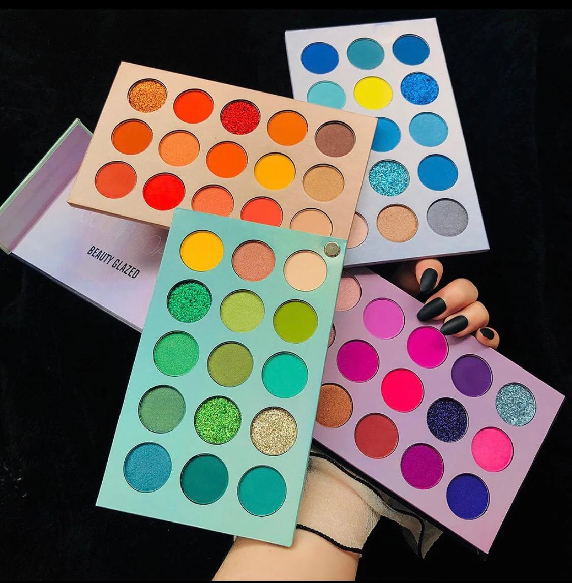 🎨 BEAUTY GLAZED COLOR BOARD: The 60-Shade Professional Eyeshadow Palette 🌟