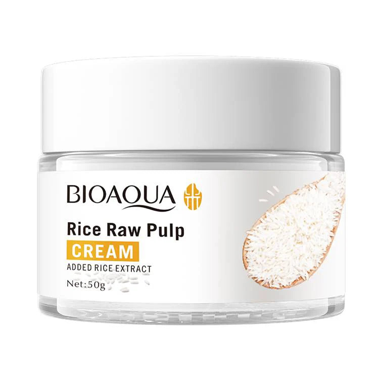 BIOAQUA Rice Raw Pulp Moisturizing Face Cream (50g)