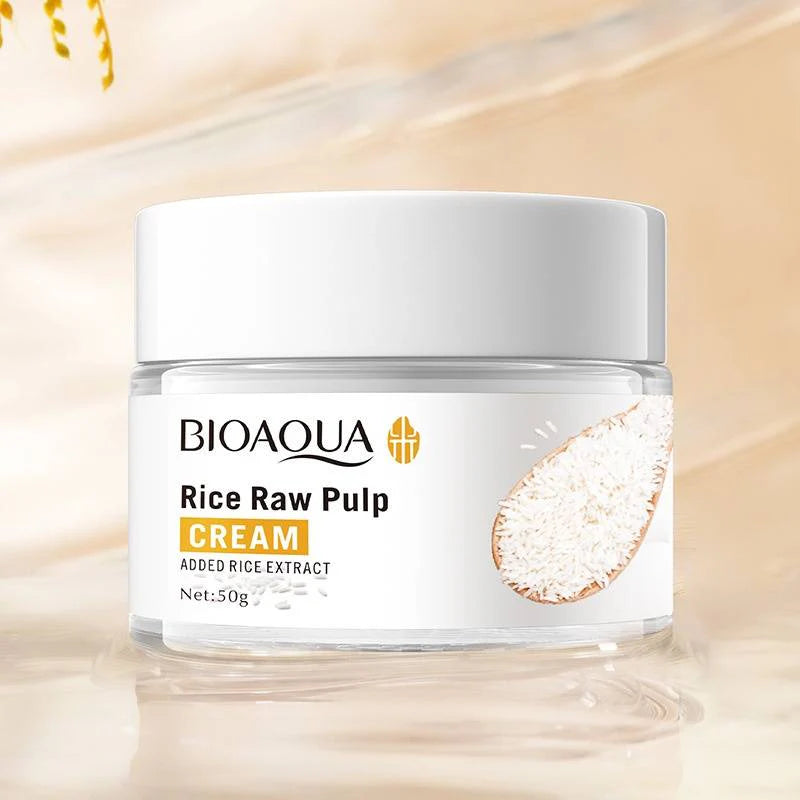 BIOAQUA Rice Raw Pulp Moisturizing Face Cream (50g)