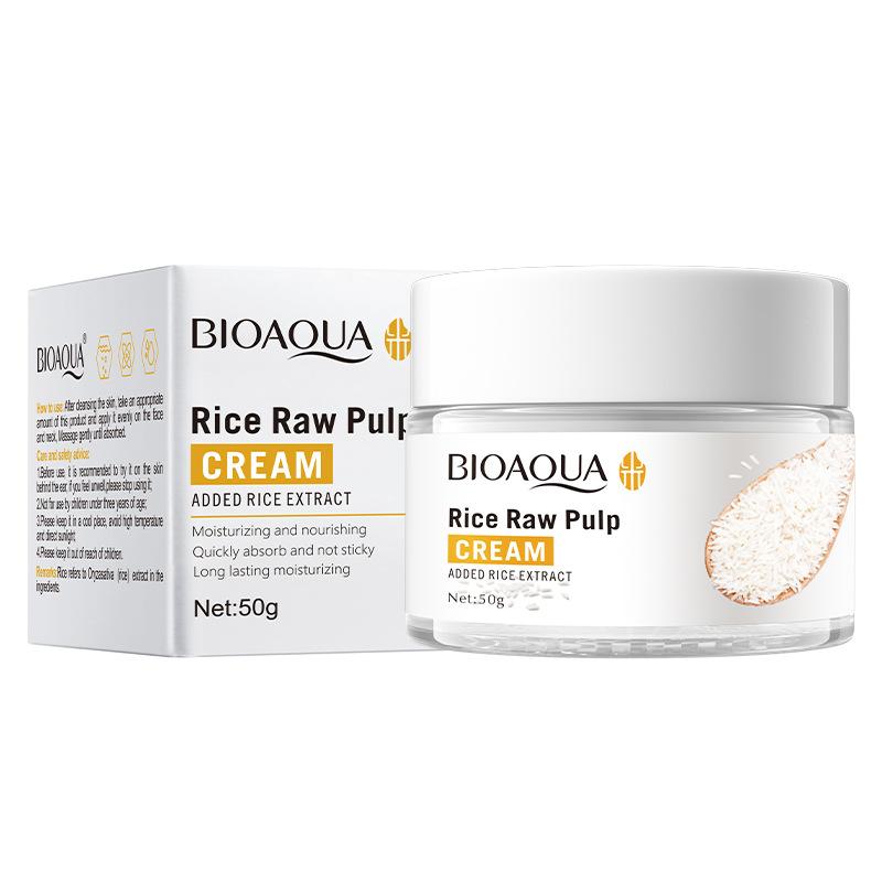 BIOAQUA Rice Raw Pulp Moisturizing Face Cream (50g)