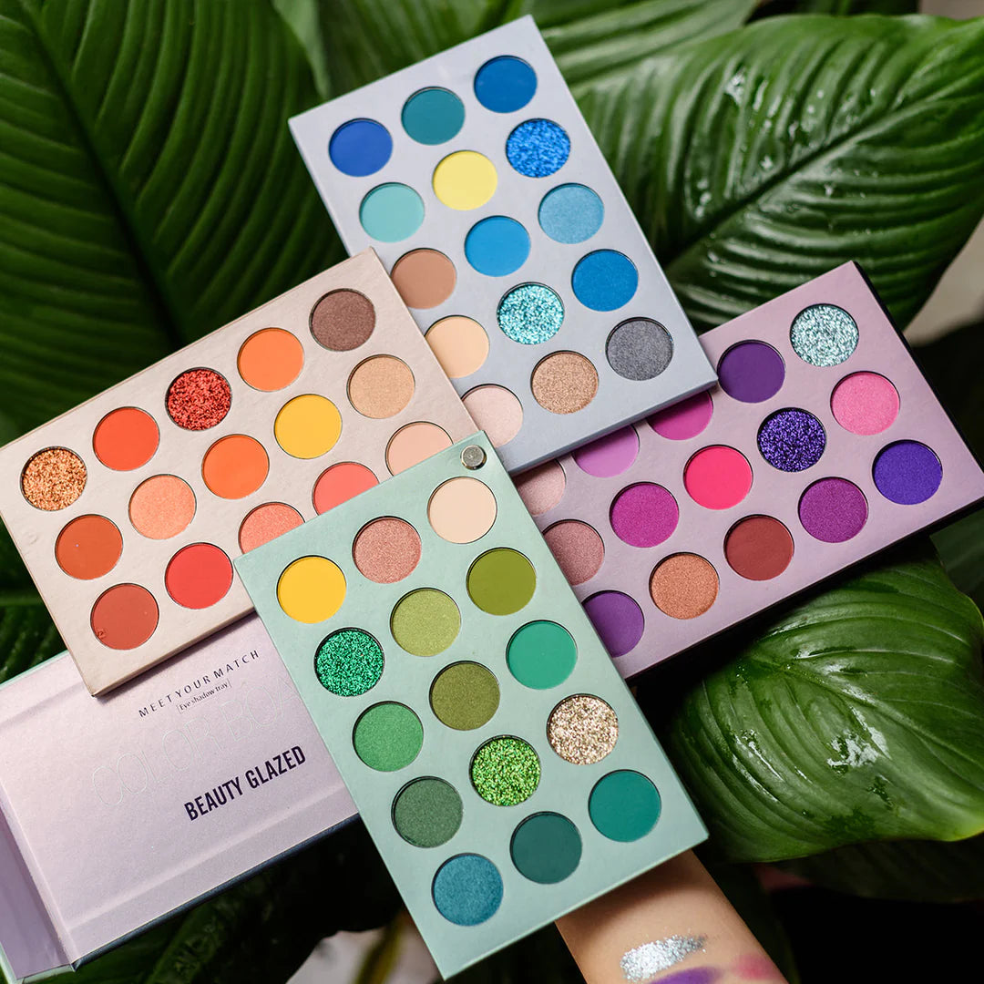 🎨 BEAUTY GLAZED COLOR BOARD: The 60-Shade Professional Eyeshadow Palette 🌟