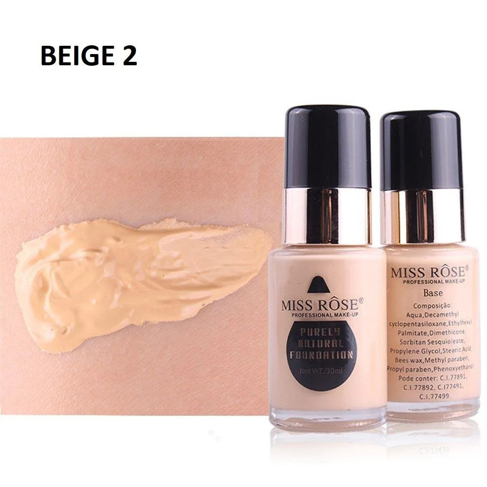 MISS ROSE Purely Natural Liquid Foundation
