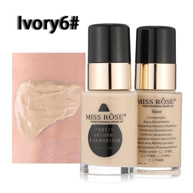 MISS ROSE Purely Natural Liquid Foundation