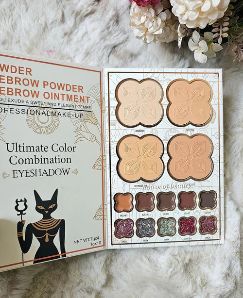 Sheglam 6-in-1 Makeup Book – Complete 6-Page Palette + FREE Gift