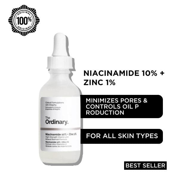 Original The Ordinary Niacinamide 10% + Zinc 1% (30ml)