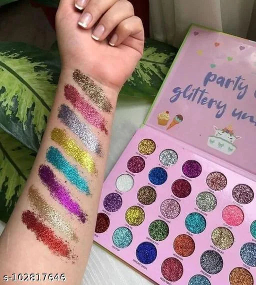 Unicorn Glitter Eyeshadow Palette - 30 Shades